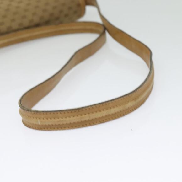 GUCCI Micro GG Canvas Shoulder Bag Beige Gold - Picture 7 of 16